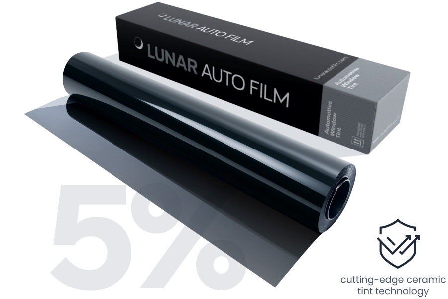 Car Ceramic Tint 5% film LunarAutoFilm
